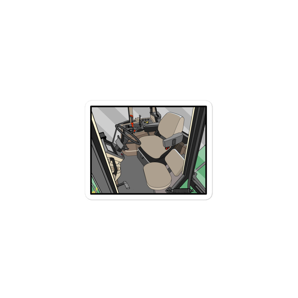 John Deere 3″×3″ John Deere 7810 Cabin | Bubble-free stickers Quality Farmers Merch