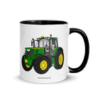 John Deere Black / 11 oz John Deere 6155 M | Mug with Color Inside Quality Farmers Merch