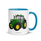 John Deere Blue / 11 oz John Deere 6120 M | Mug with Color Inside Quality Farmers Merch