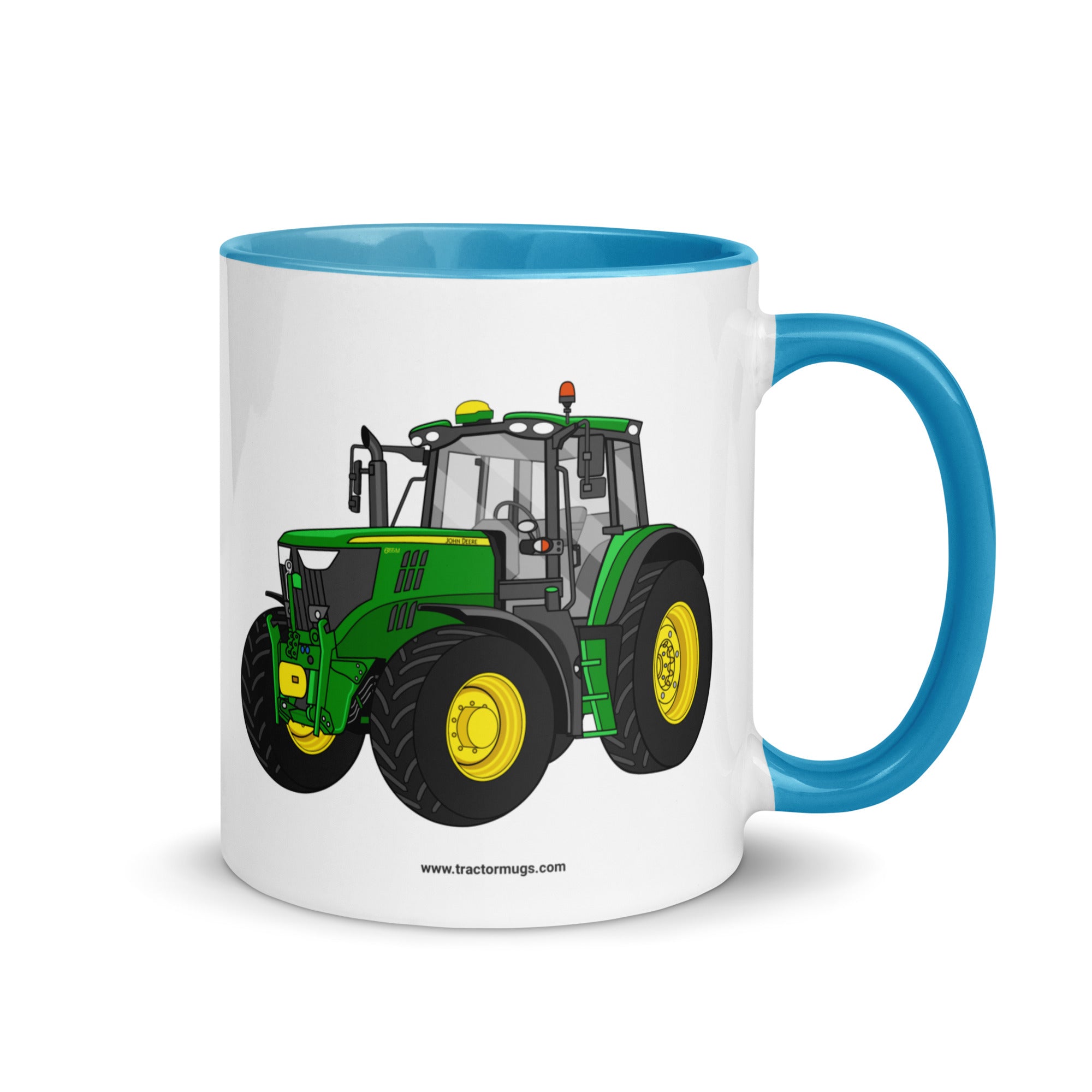 John Deere Blue / 11 oz John Deere 6155 M | Mug with Color Inside Quality Farmers Merch