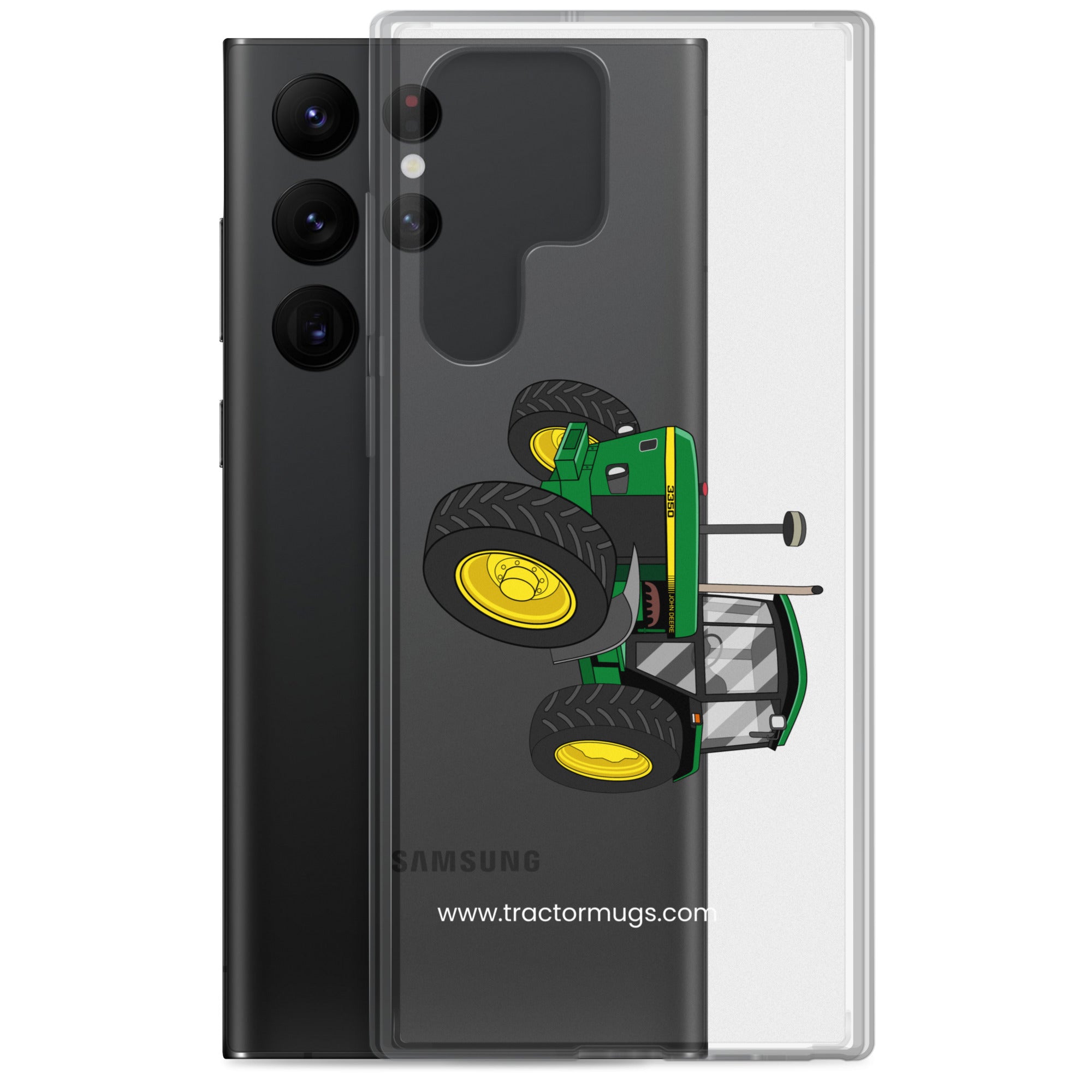 John Deere Clear Case for Samsung® John Deere 3350 4WD | Clear Case for Samsung® Quality Farmers Merch