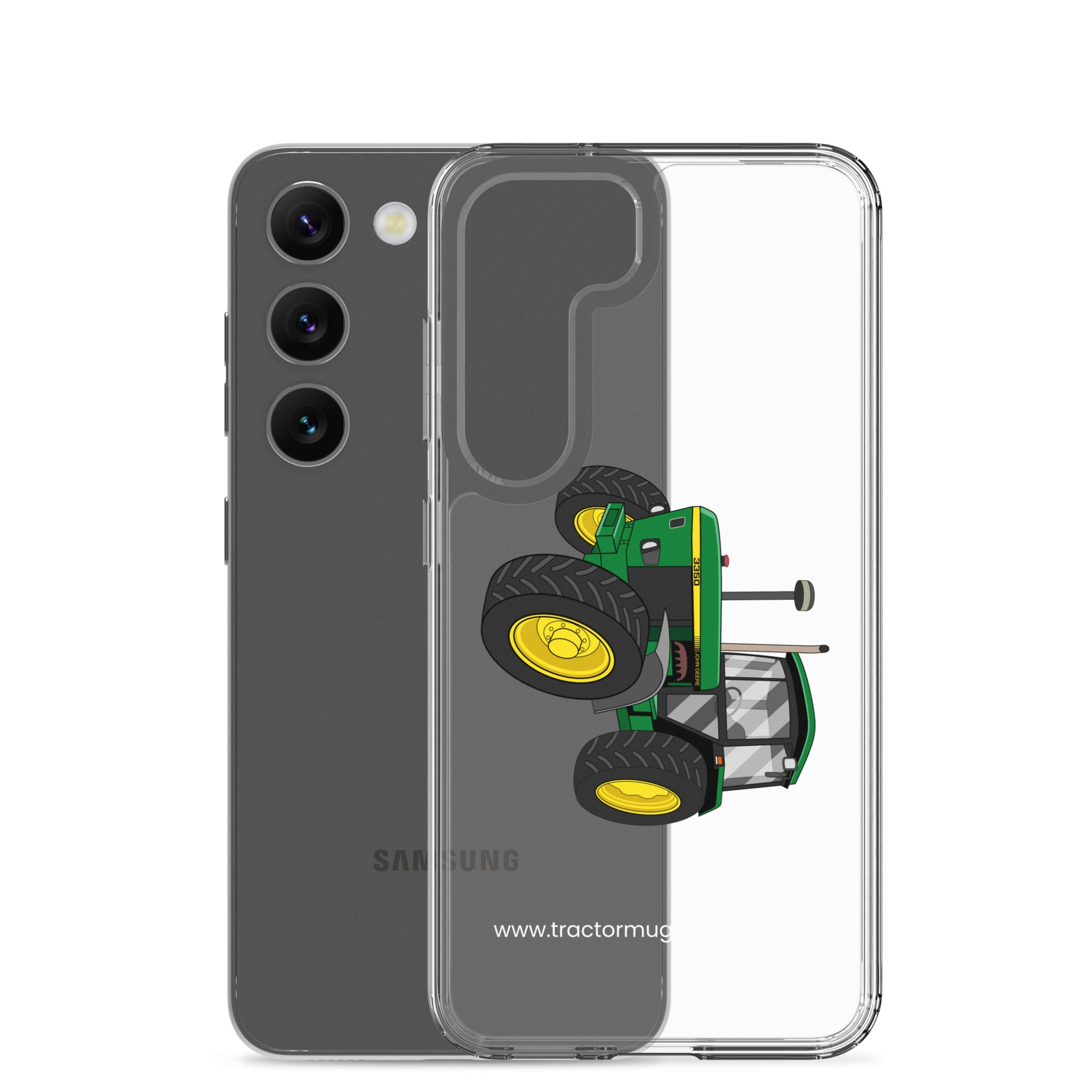 John Deere Clear Case for Samsung® John Deere 3350 4WD | Clear Case for Samsung® Quality Farmers Merch