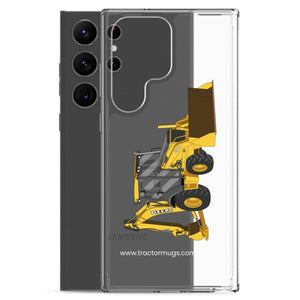 John Deere Clear Case for Samsung® John Deere 410G Backhoe | Clear Case for Samsung® Quality Farmers Merch