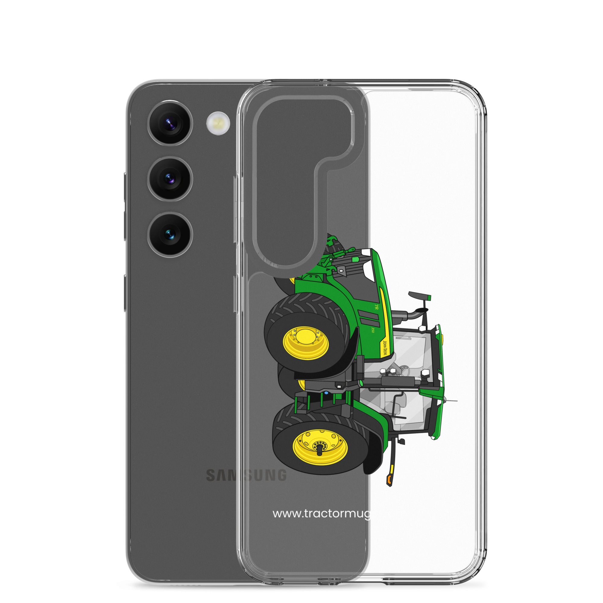 John Deere Clear Case for Samsung® John Deere 7R 350 Auto Power | Clear Case for Samsung® Quality Farmers Merch
