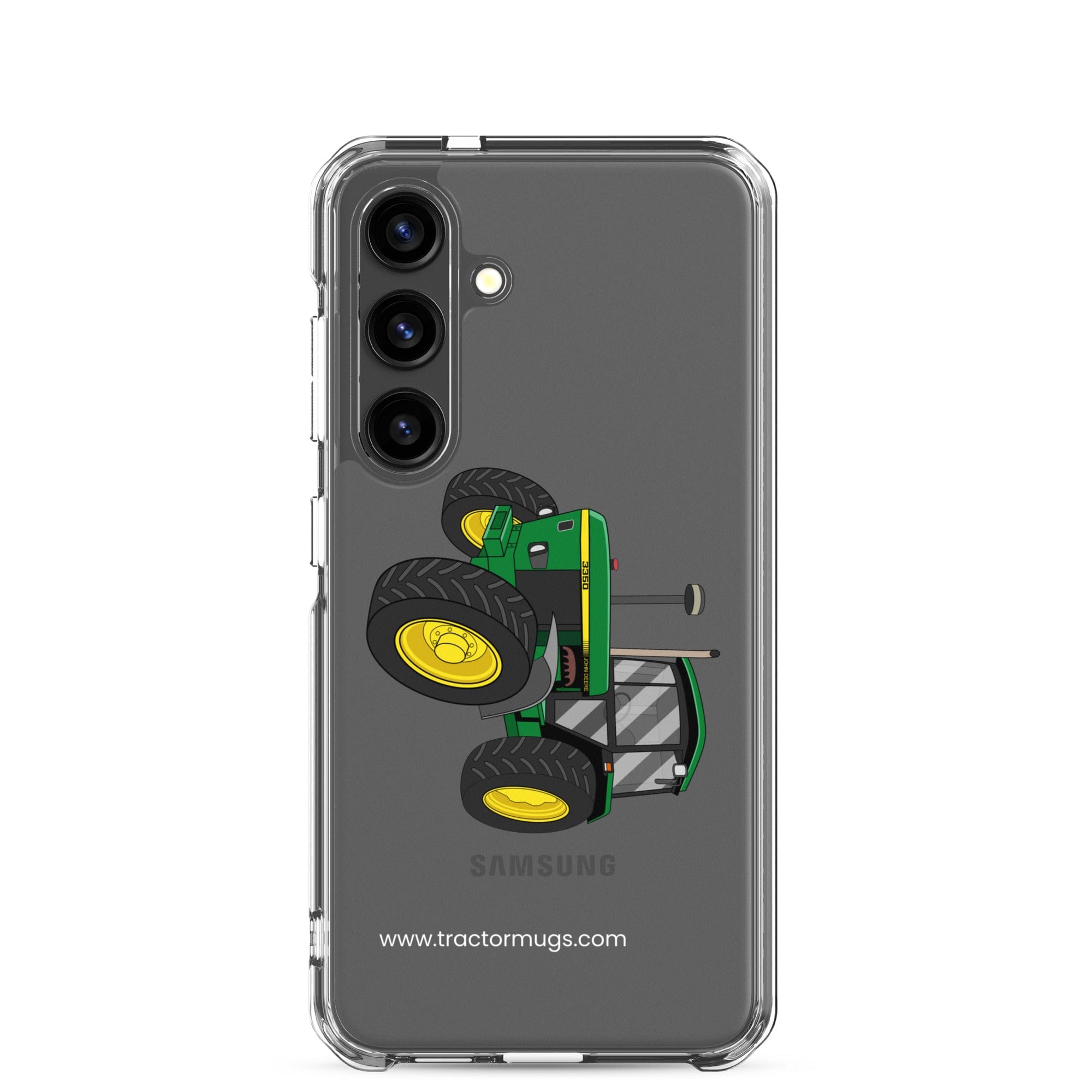 John Deere Clear Case for Samsung® Samsung Galaxy S24 John Deere 3350 4WD | Clear Case for Samsung® Quality Farmers Merch