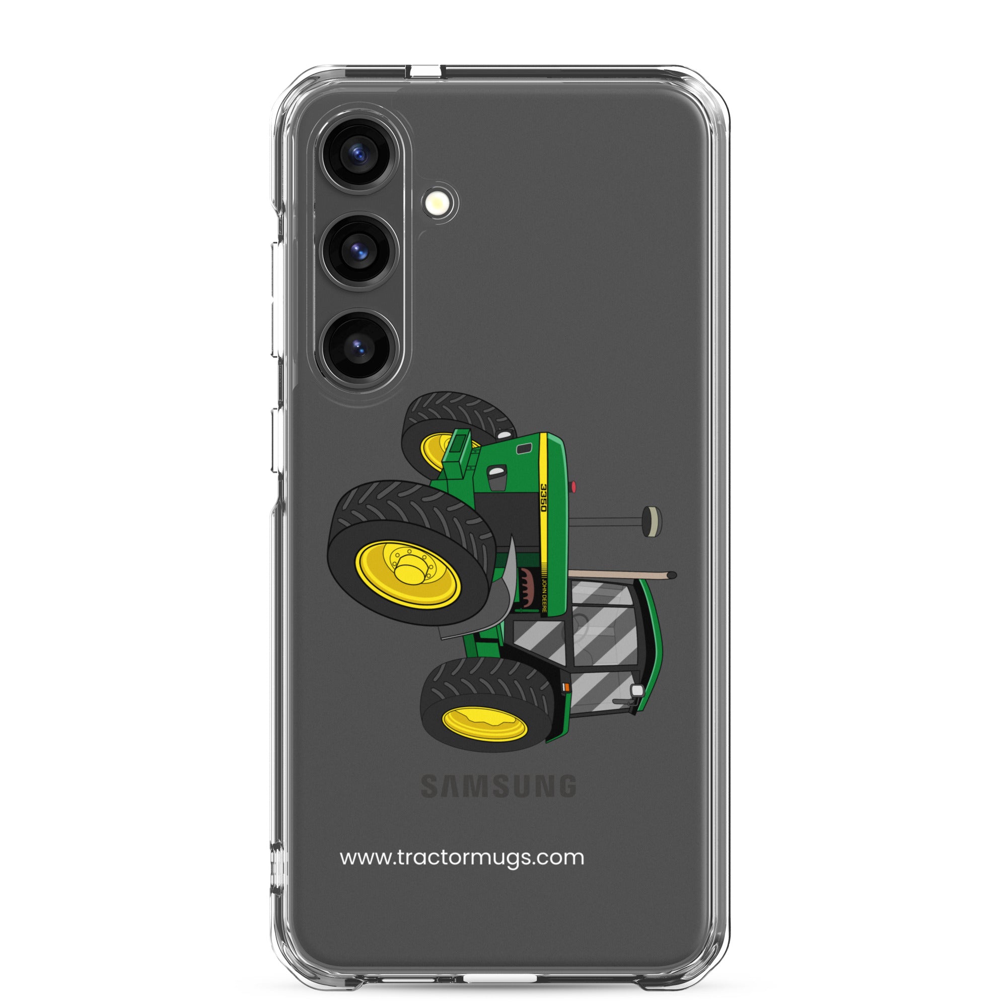 John Deere Clear Case for Samsung® Samsung Galaxy S24 Plus John Deere 3350 4WD | Clear Case for Samsung® Quality Farmers Merch