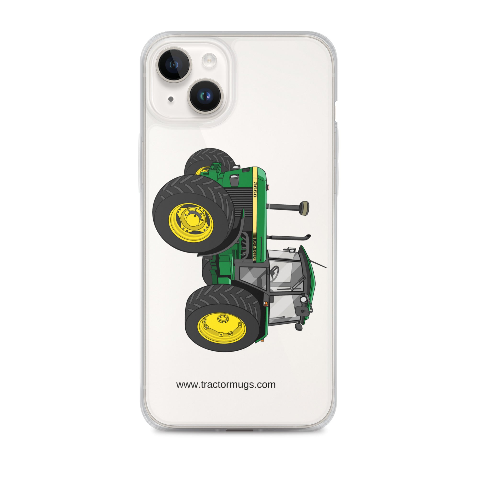 John Deere iPhone 14 Plus John Deere 3650 | Clear Case for iPhone® Quality Farmers Merch