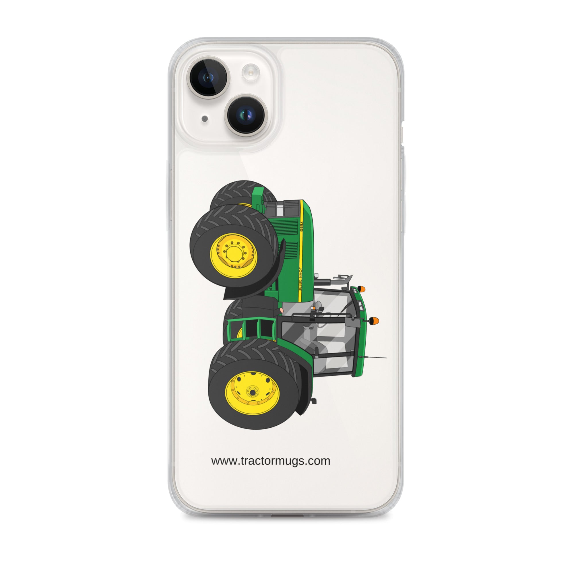 John Deere iPhone 14 Plus John Deere 7810 | Clear Case for iPhone® Quality Farmers Merch