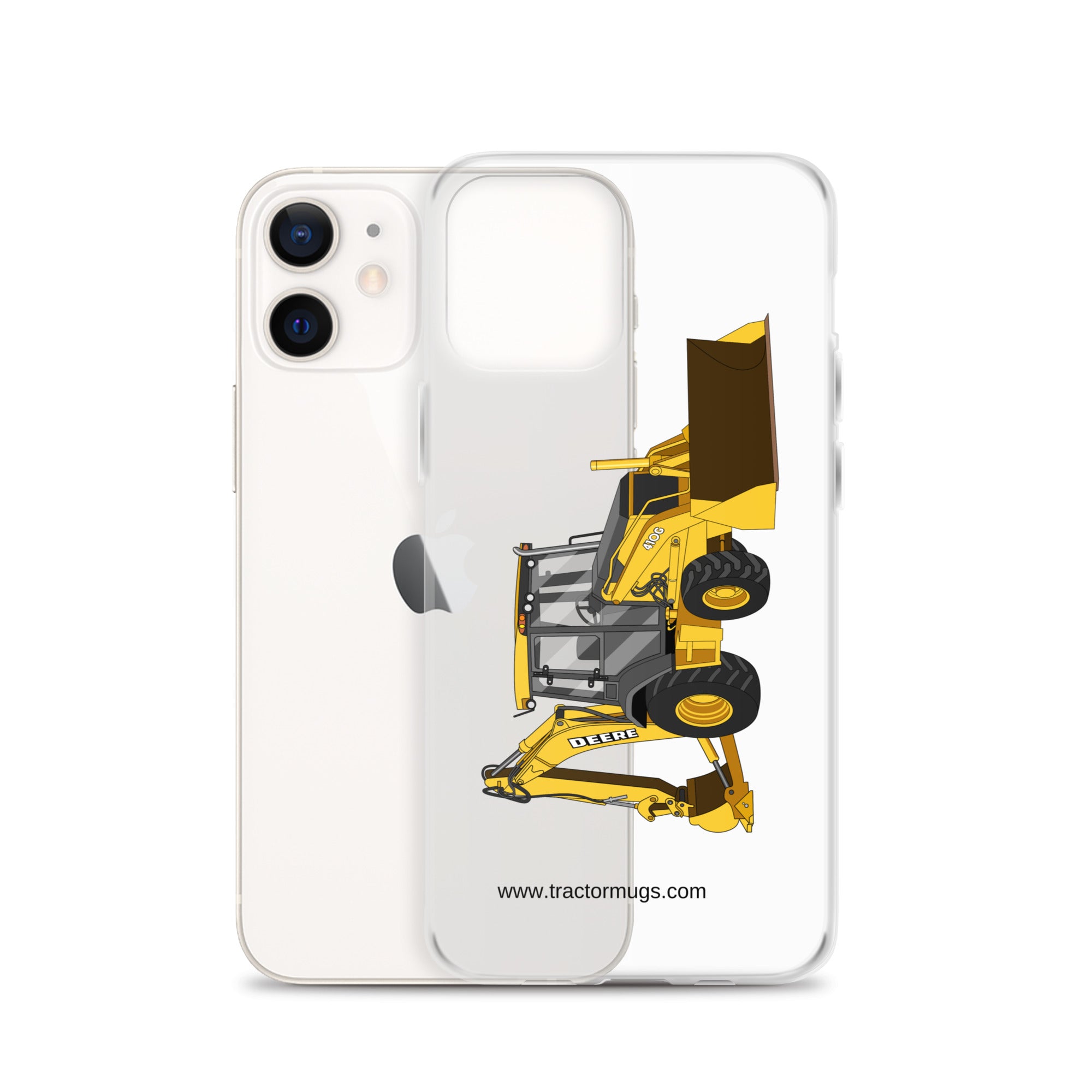 John Deere John Deere 410G Backhoe | Clear Case for iPhone® Quality Farmers Merch