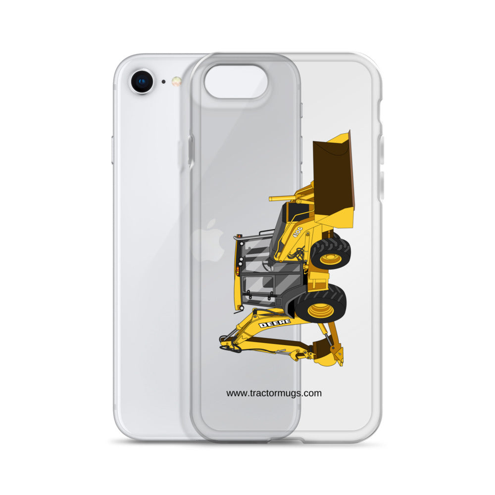 John Deere John Deere 410G Backhoe | Clear Case for iPhone® Quality Farmers Merch