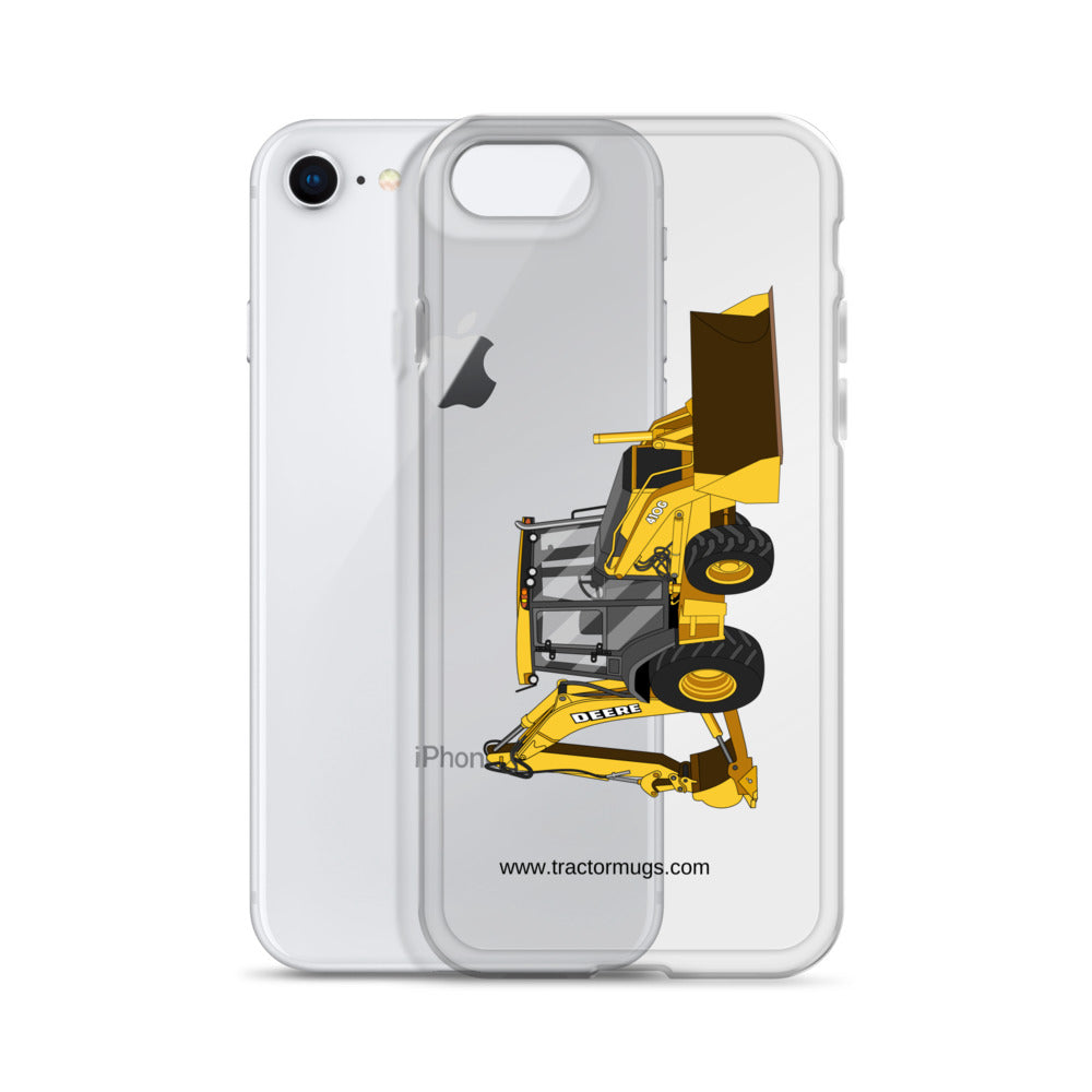 John Deere John Deere 410G Backhoe | Clear Case for iPhone® Quality Farmers Merch