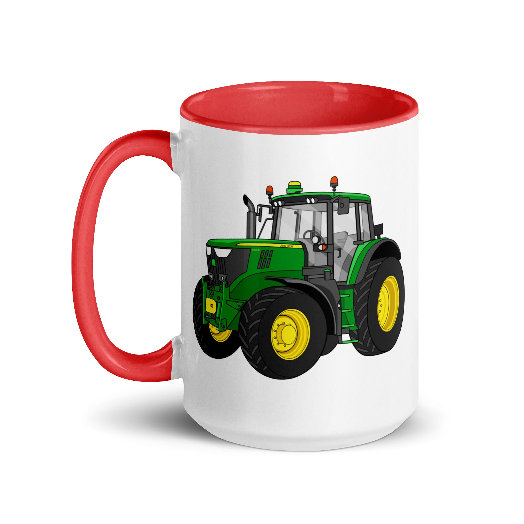John Deere John Deere 6120 M | Mug with Color Inside Quality Farmers Merch