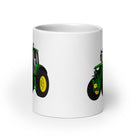 John Deere John Deere 6155 M | White glossy mug Quality Farmers Merch