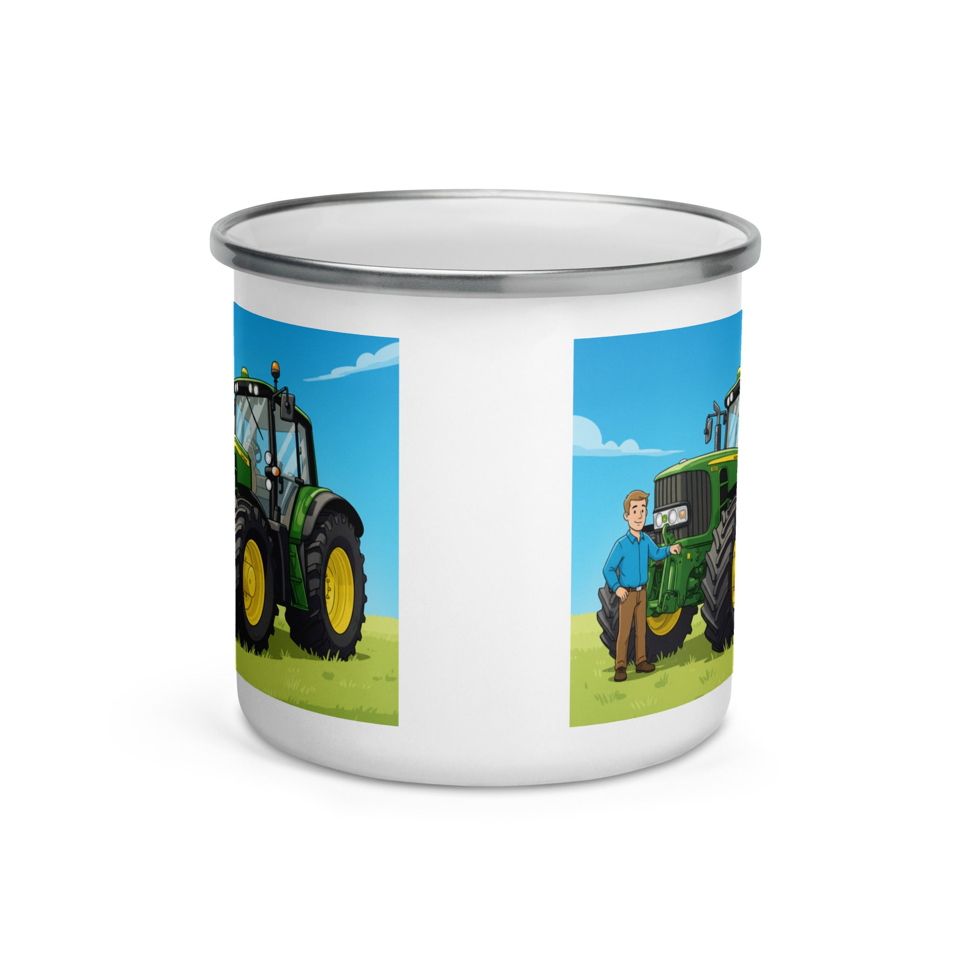 John Deere John Deere 6930 Man' | Enamel Mug Quality Farmers Merch