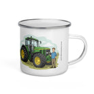 John Deere John Deere 7810 Man' | Enamel Mug Quality Farmers Merch