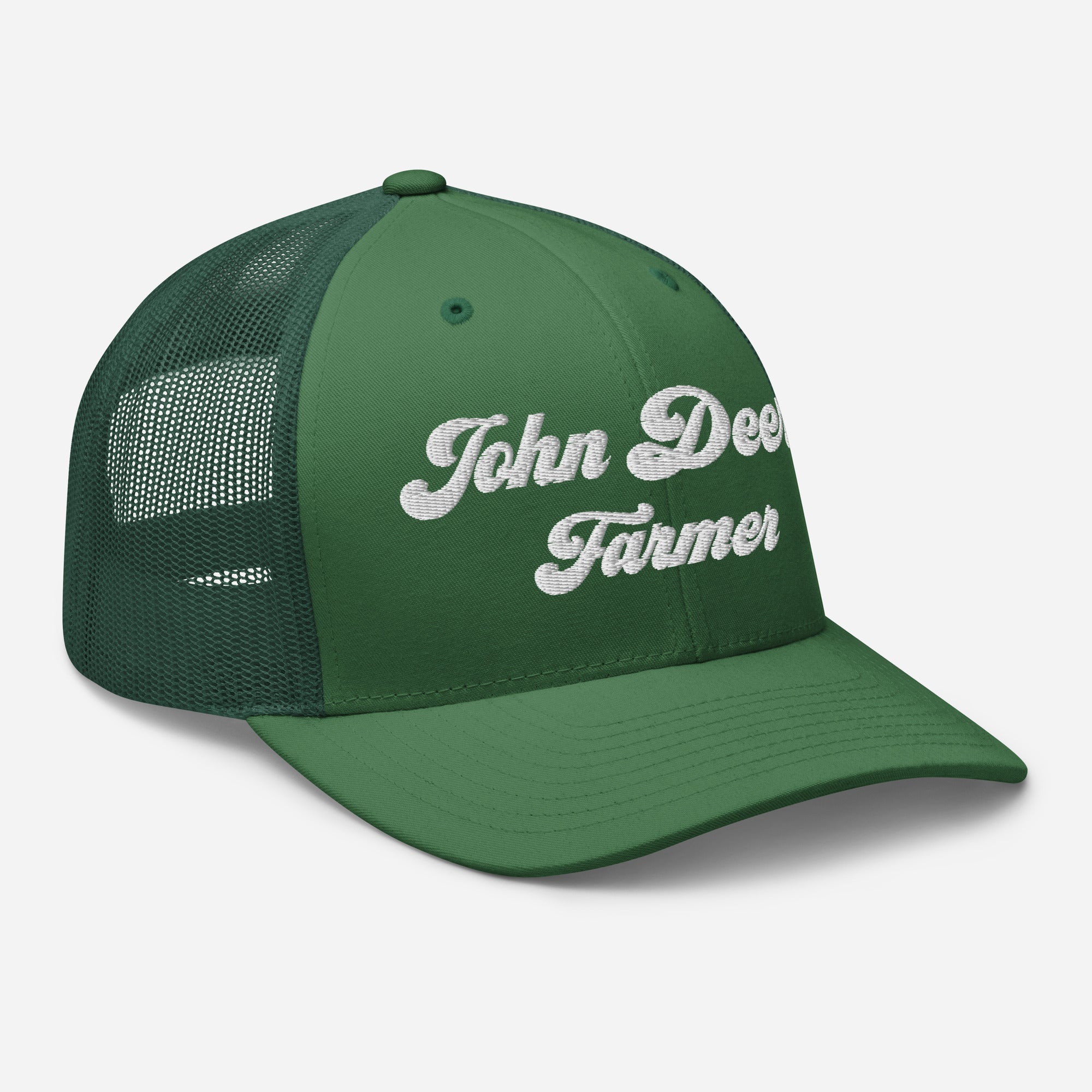John Deere John Deere Farmer | Retro 70's Trucker Cap Quality Farmers Merch