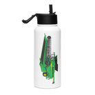 John Deere John Deere X9 1100 Combine | Stainless steel water bottle with a straw lid Quality Farmers Merch