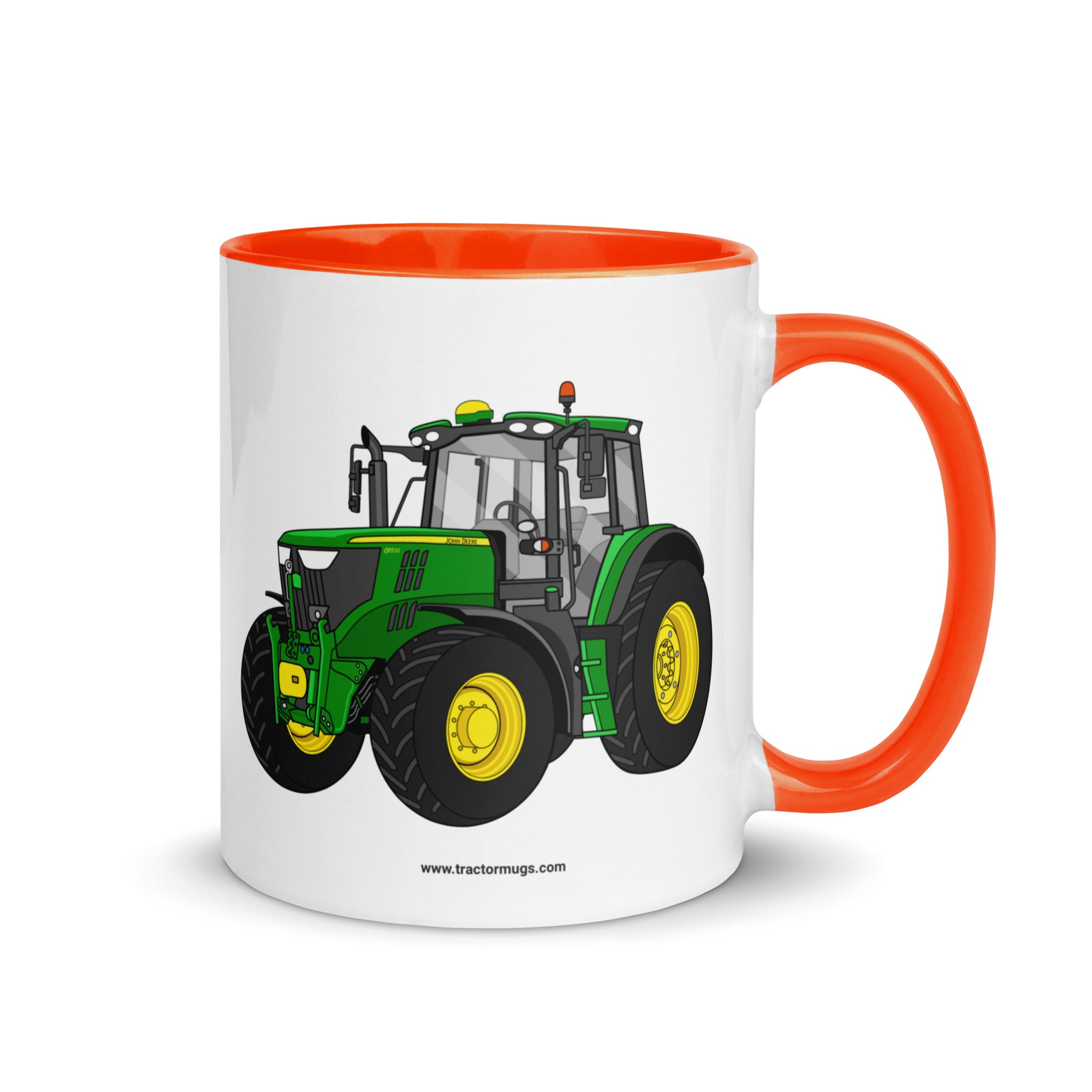 John Deere Orange / 11 oz John Deere 6155 M | Mug with Color Inside Quality Farmers Merch