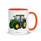 John Deere Orange / 11 oz John Deere 7R 350 Auto Power | Mug with Color Inside Quality Farmers Merch