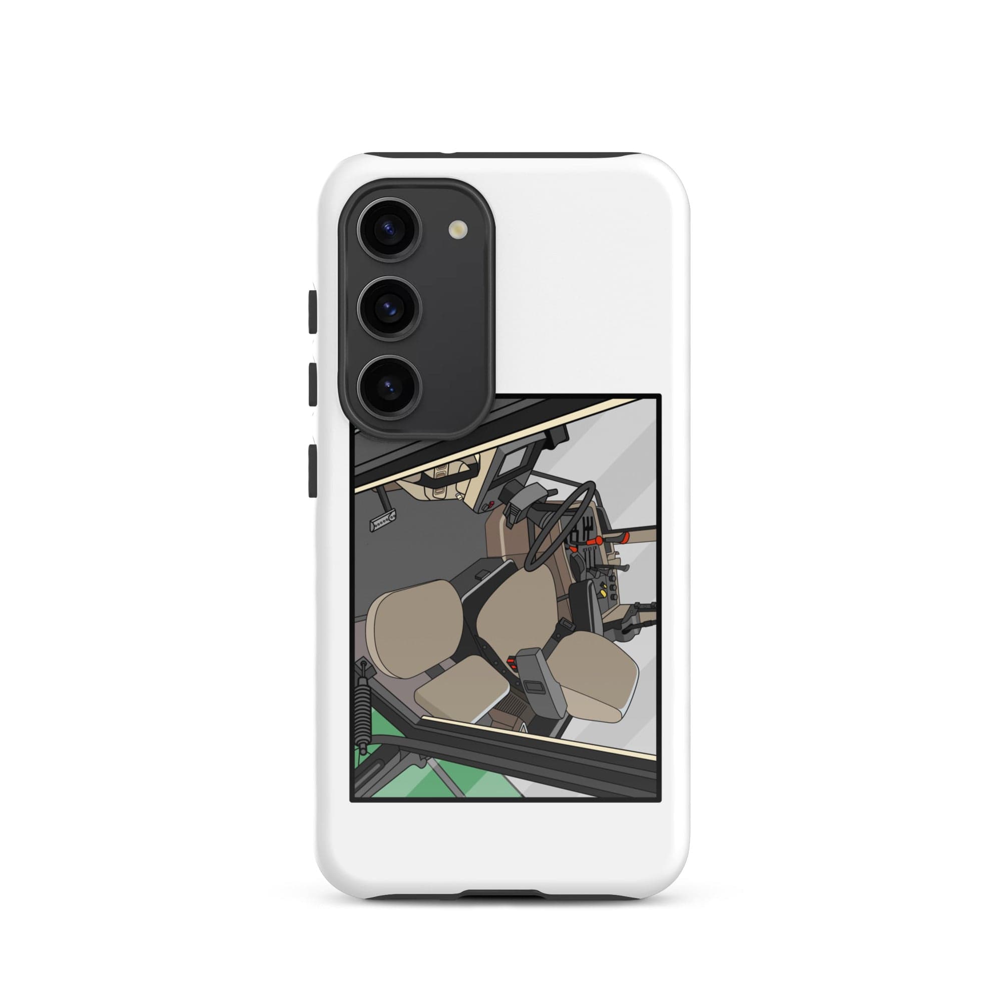 John Deere Tough case for Samsung® Samsung Galaxy S23 John Deere 7810 Cabin | Tough case for Samsung® Quality Farmers Merch