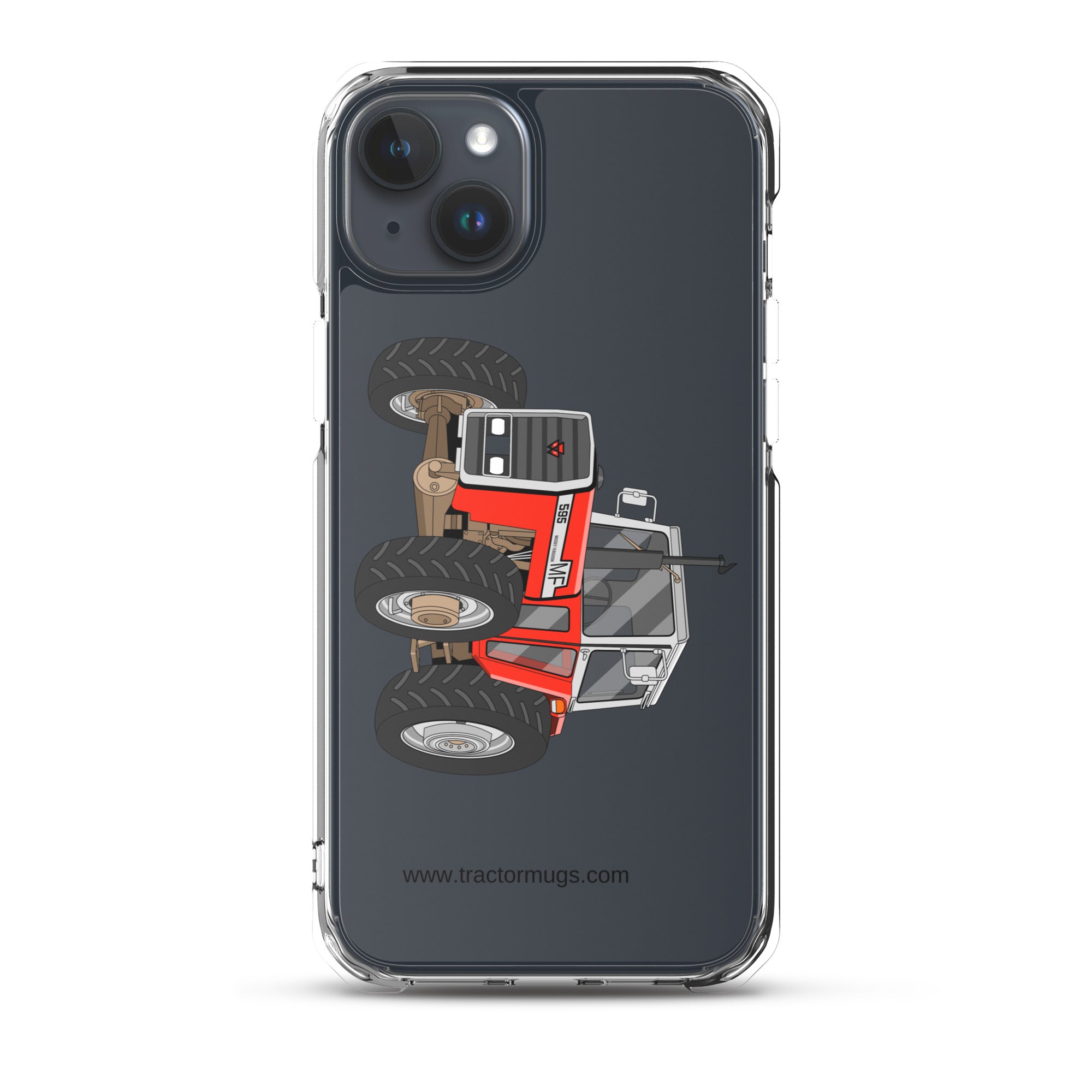 Massey Clear Case for iPhone® iPhone 15 Plus Massey 595 | Clear Case for iPhone® Quality Farmers Merch