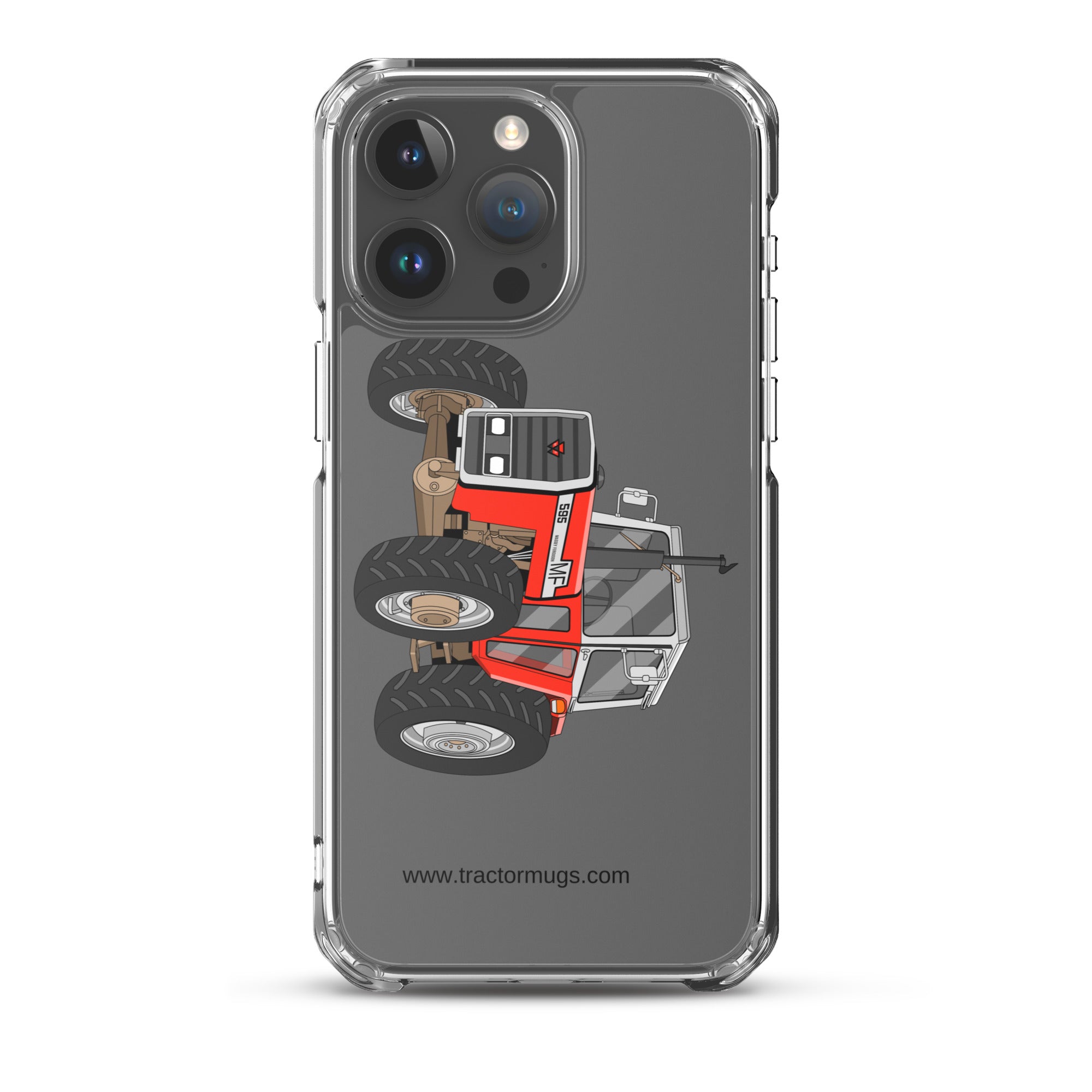 Massey Clear Case for iPhone® iPhone 15 Pro Max Massey 595 | Clear Case for iPhone® Quality Farmers Merch