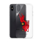 Massey Clear Case for iPhone® Massey 760 Combine Harvester | Clear Case for iPhone® Quality Farmers Merch