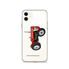 Massey Ferguson Clear Case for iPhone® iPhone 11 Massey Ferguson 135 with cab  |  Clear Case for iPhone® Quality Farmers Merch