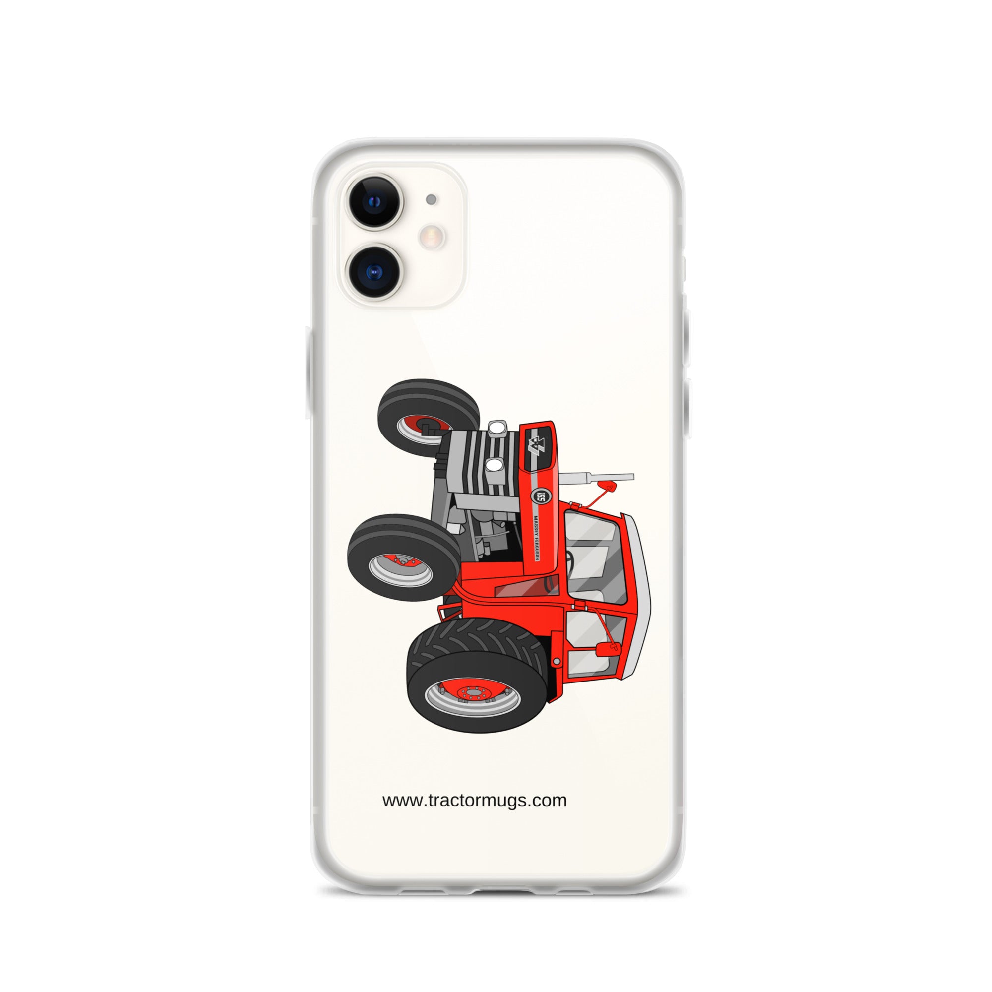 Massey Ferguson Clear Case for iPhone® iPhone 11 Massey Ferguson 165 | Clear Case for iPhone® Quality Farmers Merch