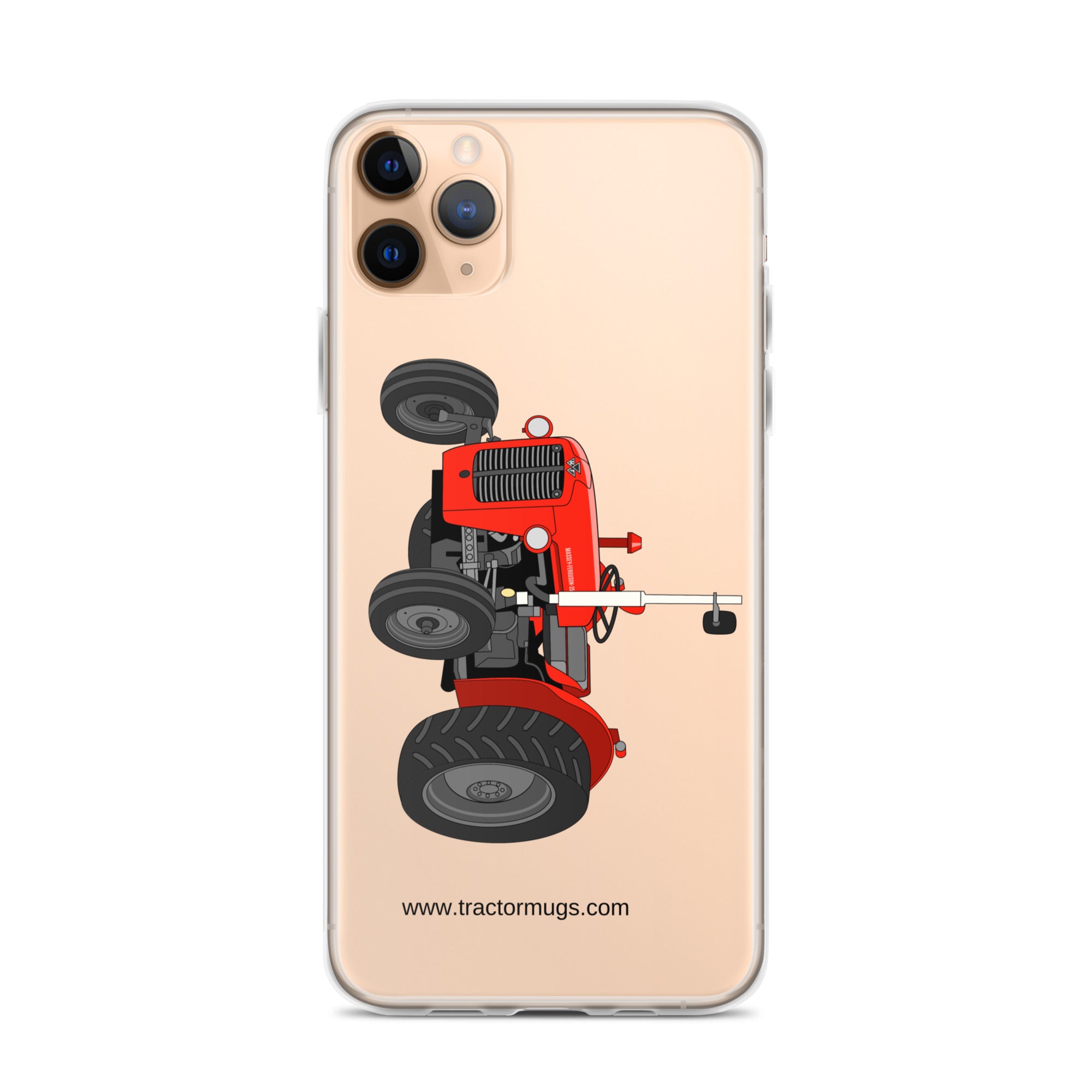 Massey Ferguson Clear Case for iPhone® iPhone 11 Pro Max Massey Ferguson 35X | Clear Case for iPhone® Quality Farmers Merch