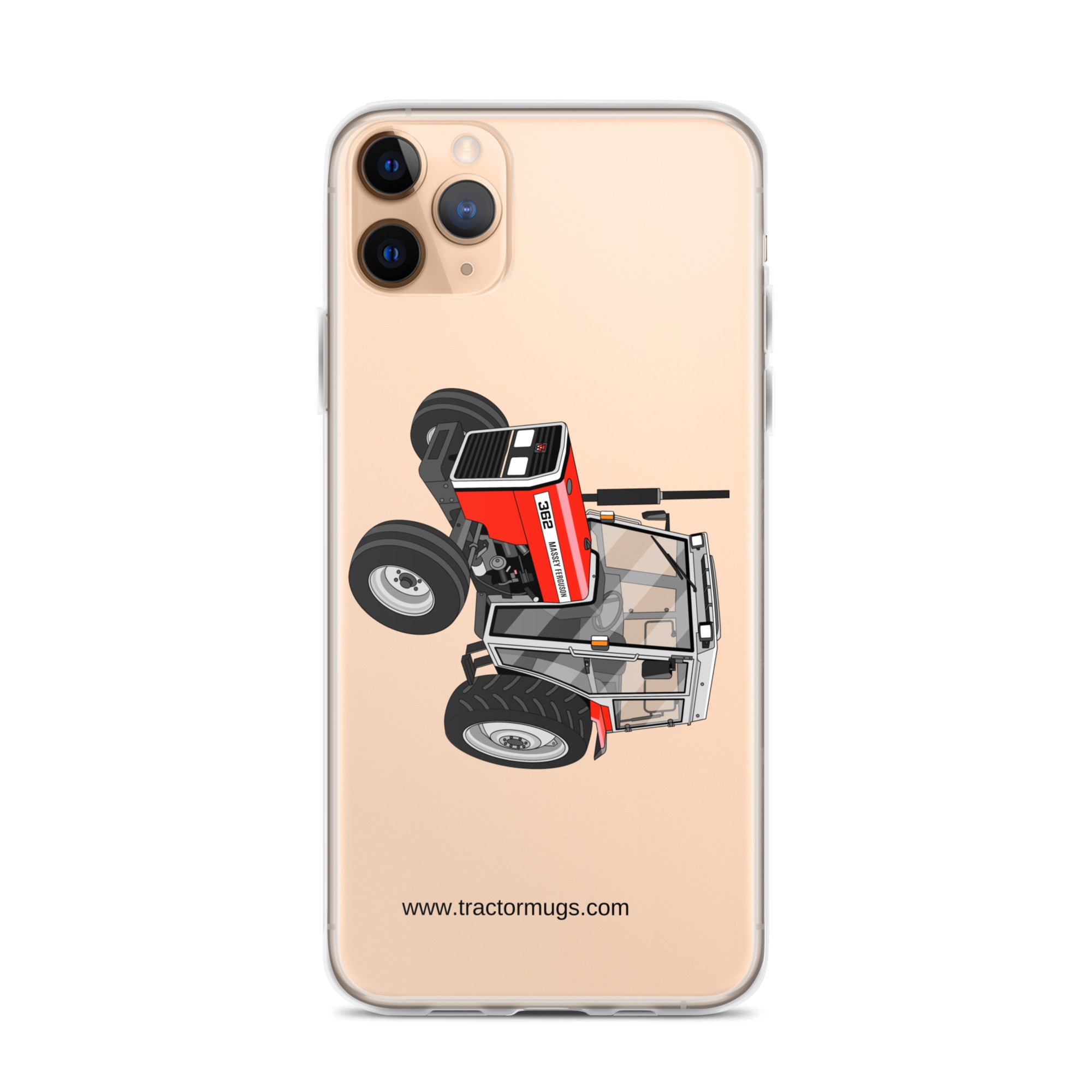 Massey Ferguson Clear Case for iPhone® iPhone 11 Pro Max Massey Ferguson 362 | Clear Case for iPhone® Quality Farmers Merch