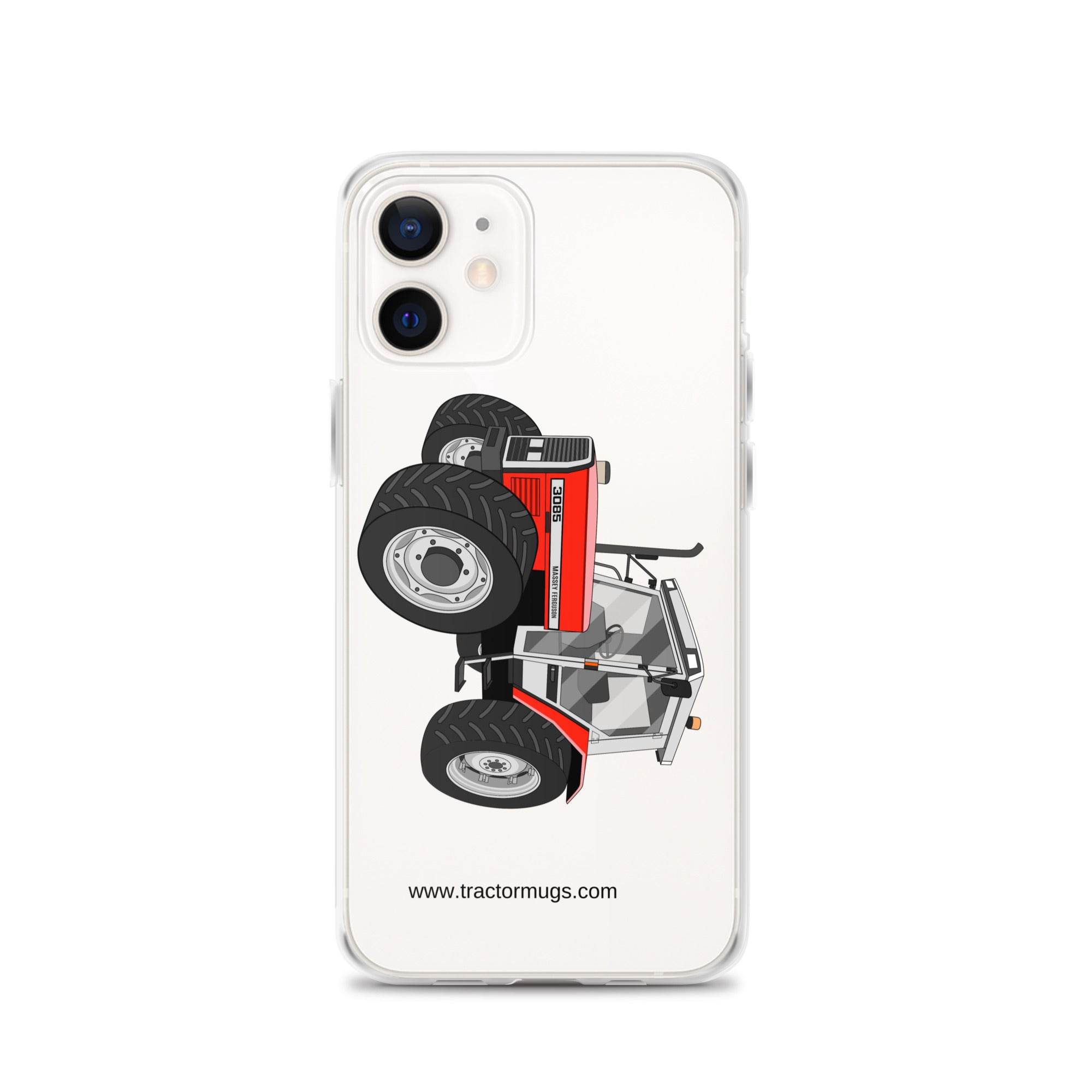 Massey Ferguson Clear Case for iPhone® iPhone 12 Massey Ferguson 3085 |  Clear Case for iPhone® Quality Farmers Merch