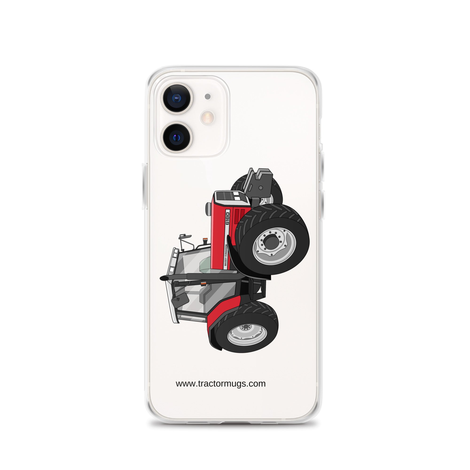Massey Ferguson Clear Case for iPhone® iPhone 12 Massey Ferguson 6180 | Clear Case for iPhone® Quality Farmers Merch