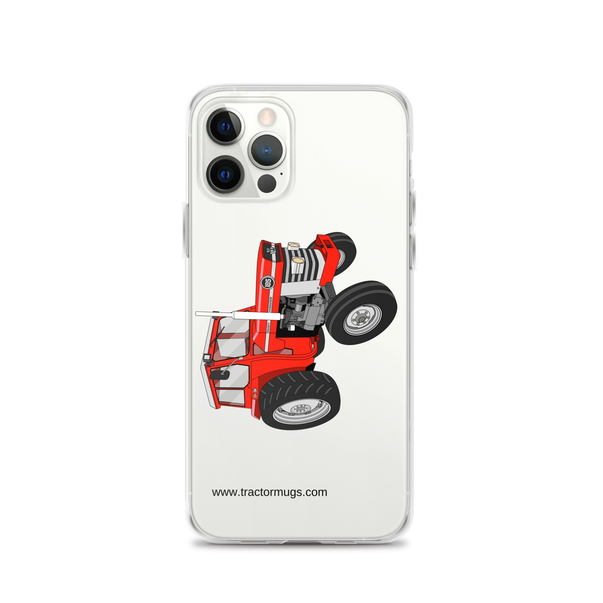 Massey Ferguson Clear Case for iPhone® iPhone 12 Pro Massey Ferguson 185  |  Clear Case for iPhone® Quality Farmers Merch