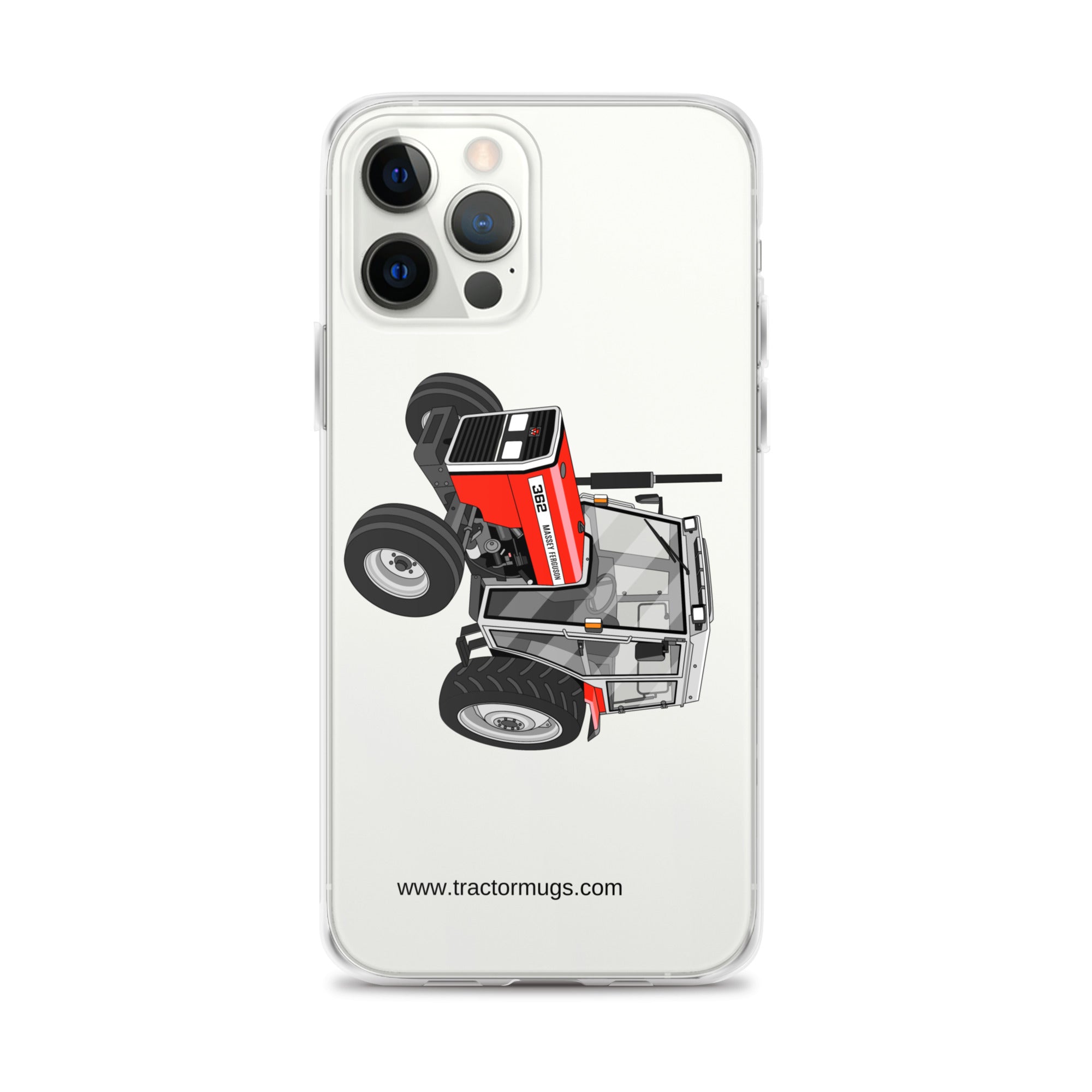 Massey Ferguson Clear Case for iPhone® iPhone 12 Pro Max Massey Ferguson 362 | Clear Case for iPhone® Quality Farmers Merch