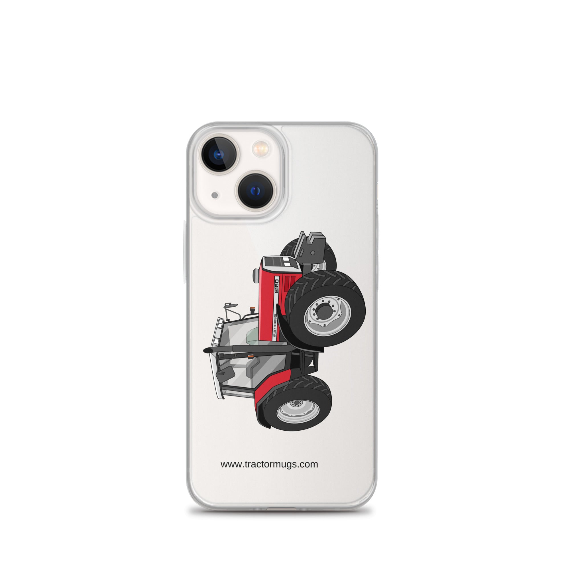 Massey Ferguson Clear Case for iPhone® iPhone 13 mini Massey Ferguson 6180 | Clear Case for iPhone® Quality Farmers Merch