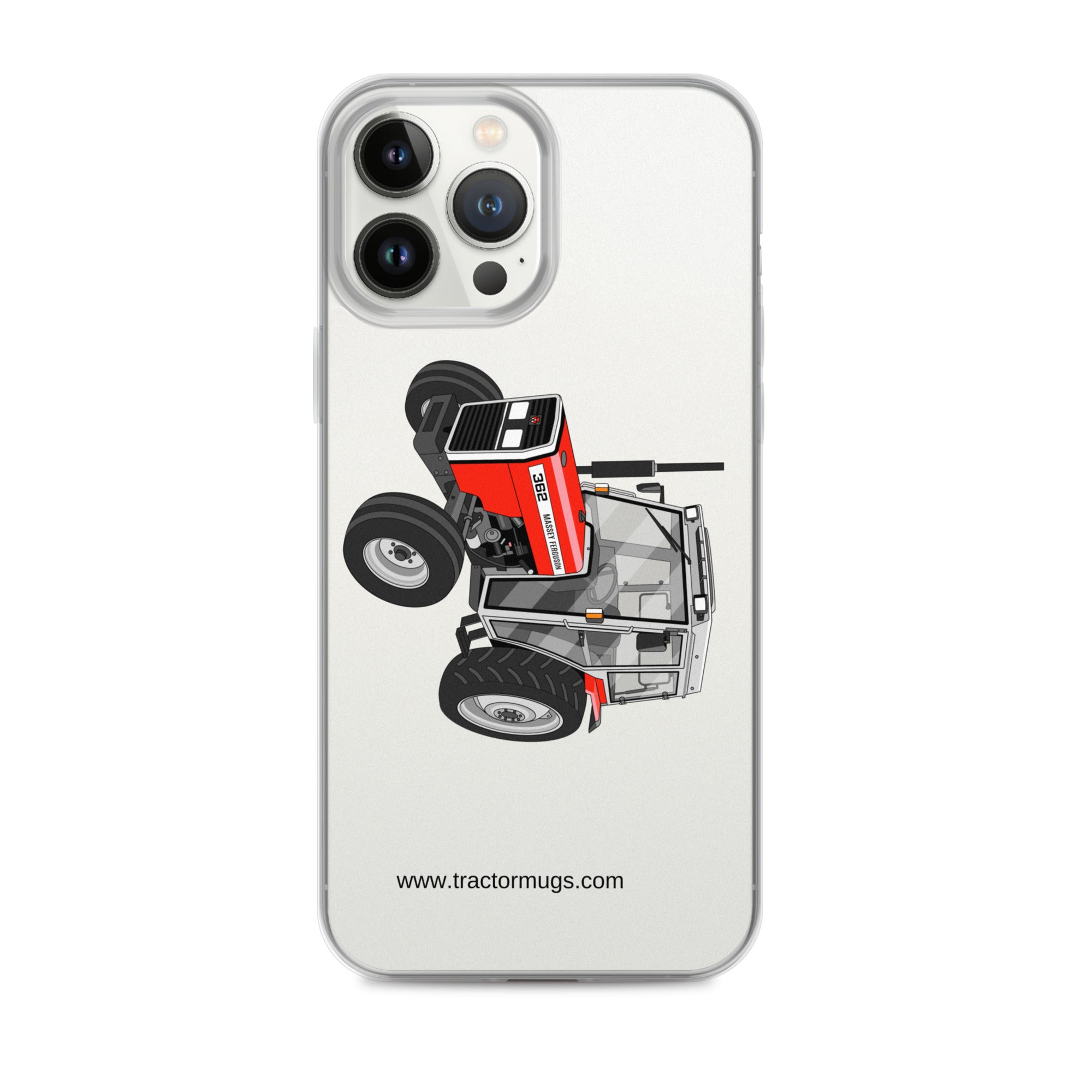 Massey Ferguson Clear Case for iPhone® iPhone 13 Pro Max Massey Ferguson 362 | Clear Case for iPhone® Quality Farmers Merch