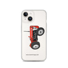 Massey Ferguson Clear Case for iPhone® iPhone 14 Massey Ferguson 135 with cab  |  Clear Case for iPhone® Quality Farmers Merch