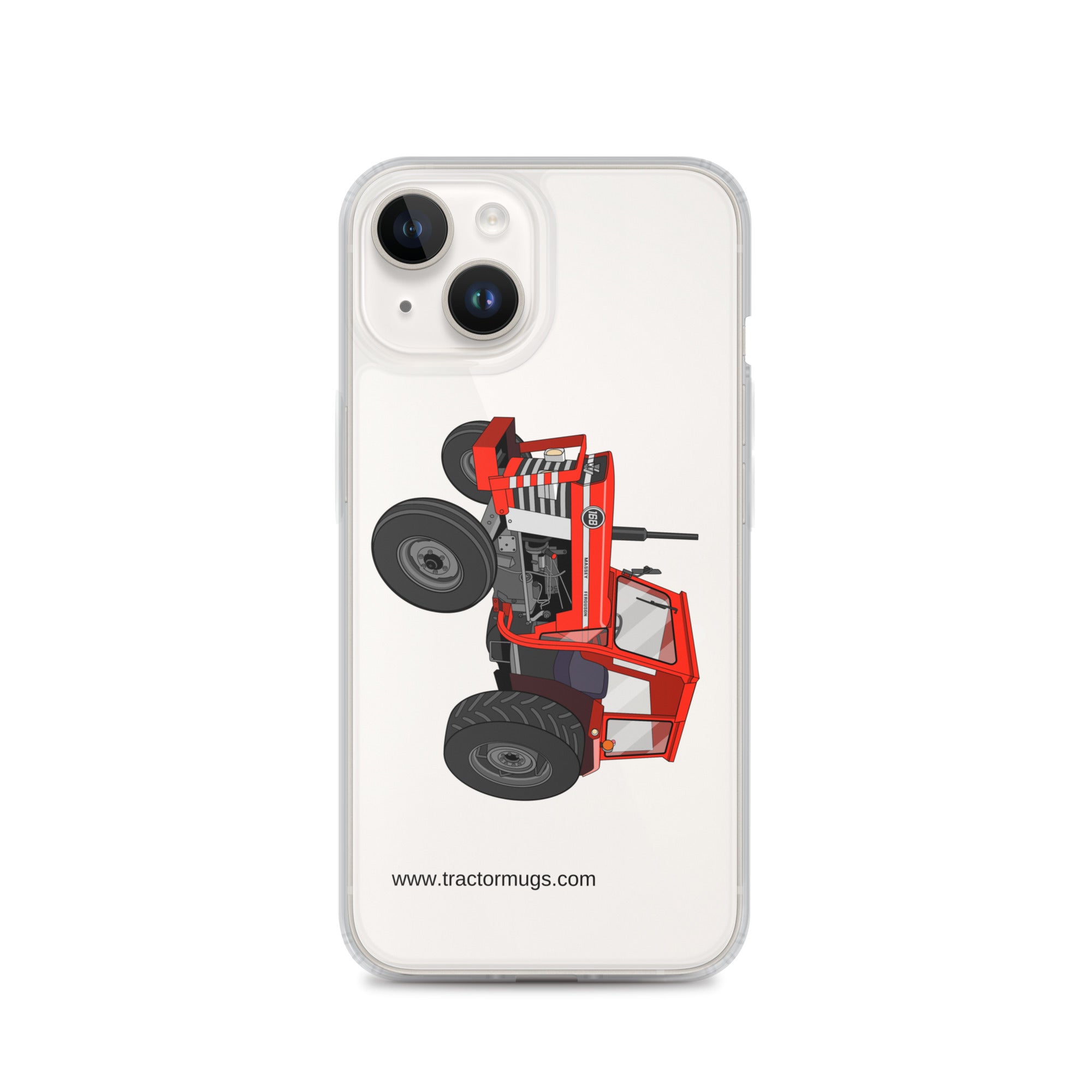 Massey Ferguson Clear Case for iPhone® iPhone 14 Massey Ferguson 168 |  Clear Case for iPhone® Quality Farmers Merch