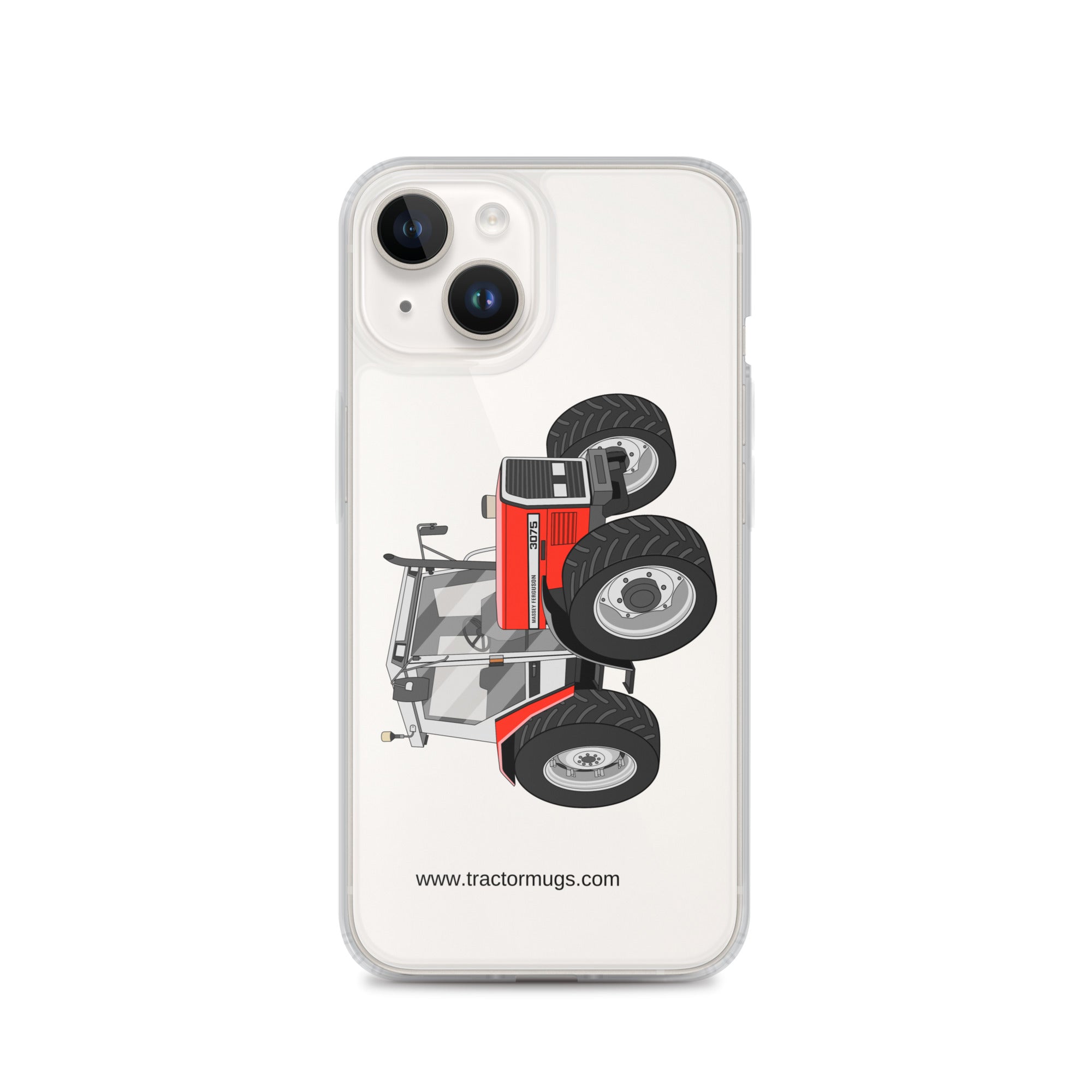 Massey Ferguson Clear Case for iPhone® iPhone 14 Massey Ferguson 3075 |  Clear Case for iPhone® Quality Farmers Merch