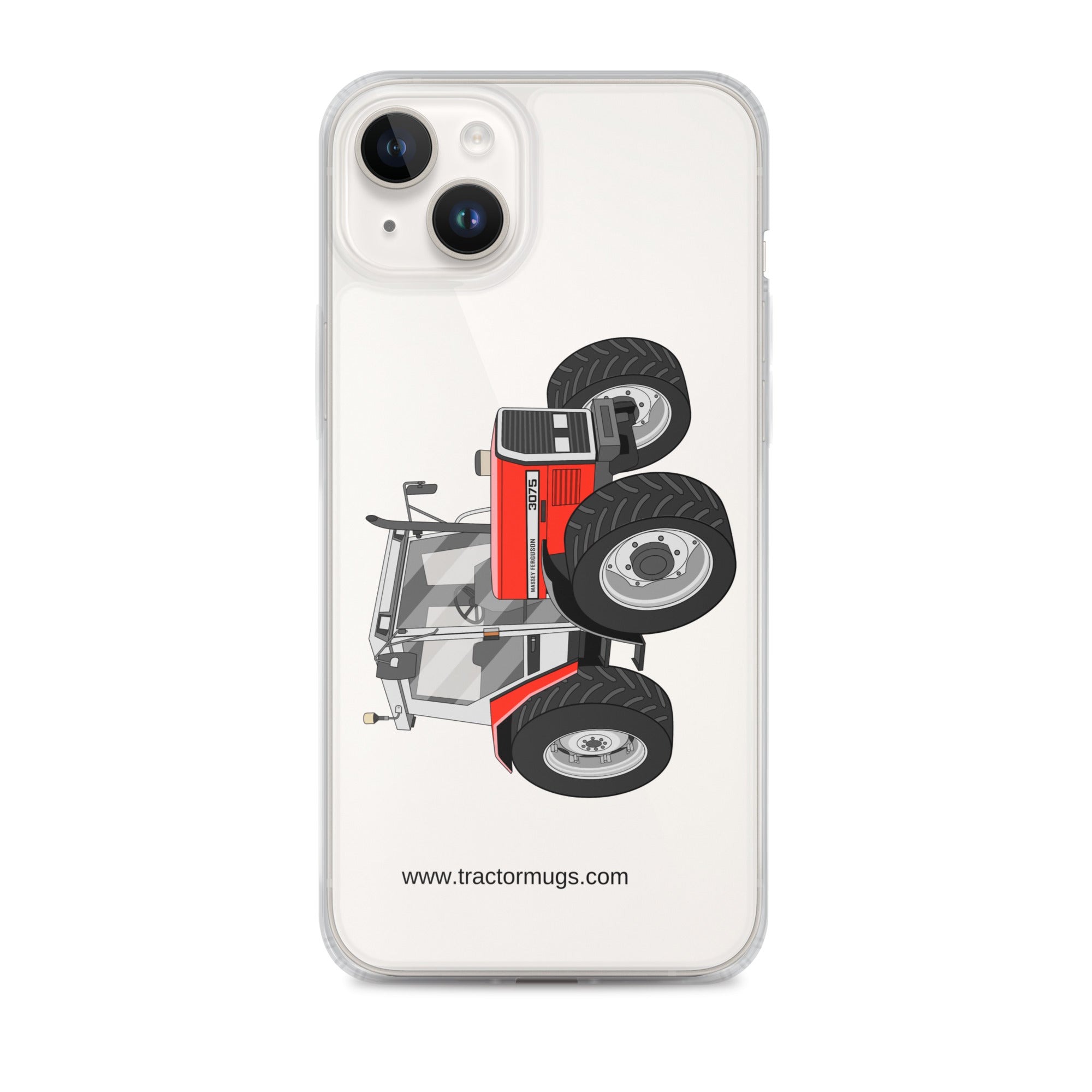 Massey Ferguson Clear Case for iPhone® iPhone 14 Plus Massey Ferguson 3075 |  Clear Case for iPhone® Quality Farmers Merch