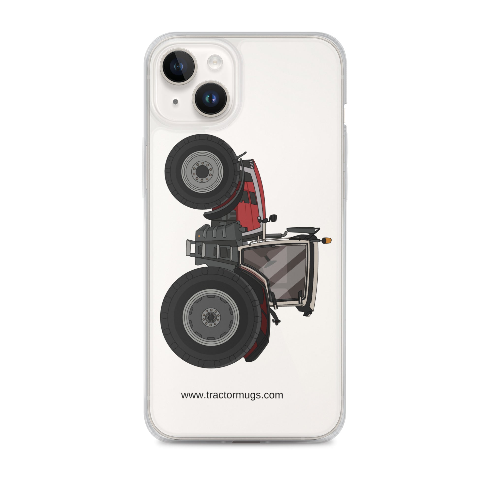 Massey Ferguson Clear Case for iPhone® iPhone 14 Plus Massey Ferguson 8S 265 (2020) | Clear Case for iPhone® Quality Farmers Merch