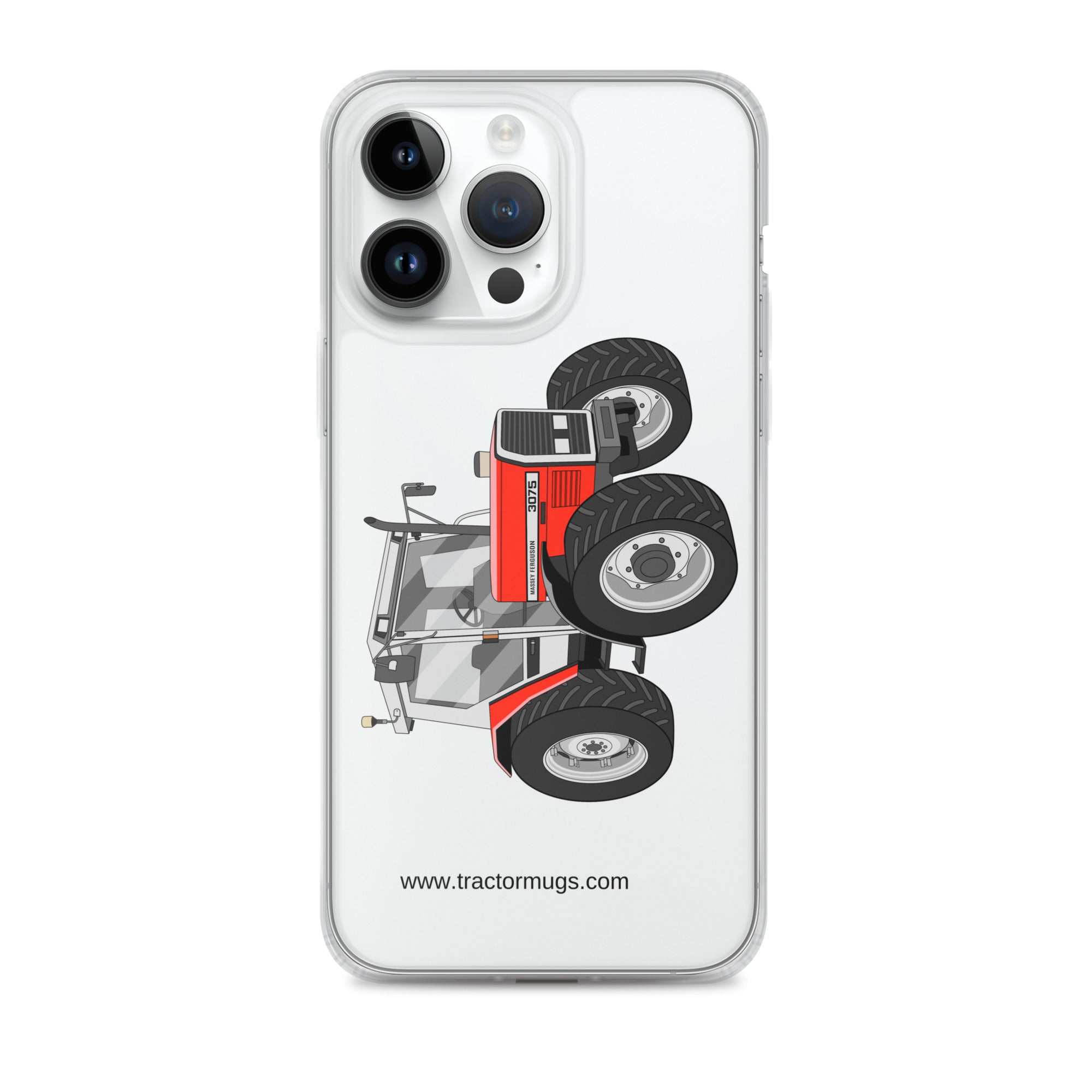 Massey Ferguson Clear Case for iPhone® iPhone 14 Pro Max Massey Ferguson 3075 |  Clear Case for iPhone® Quality Farmers Merch