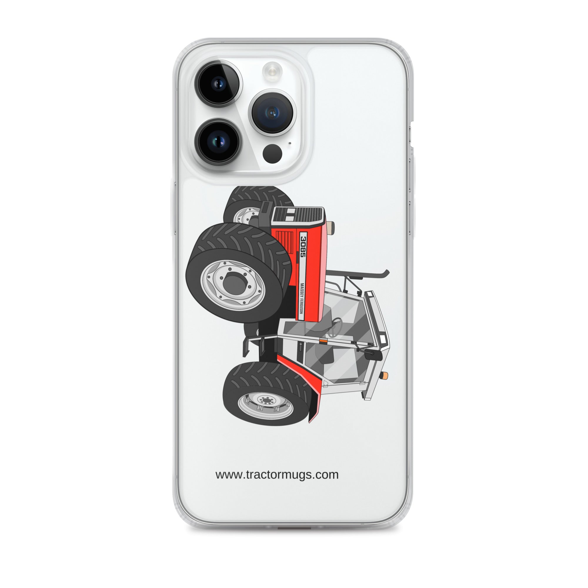 Massey Ferguson Clear Case for iPhone® iPhone 14 Pro Max Massey Ferguson 3085 |  Clear Case for iPhone® Quality Farmers Merch