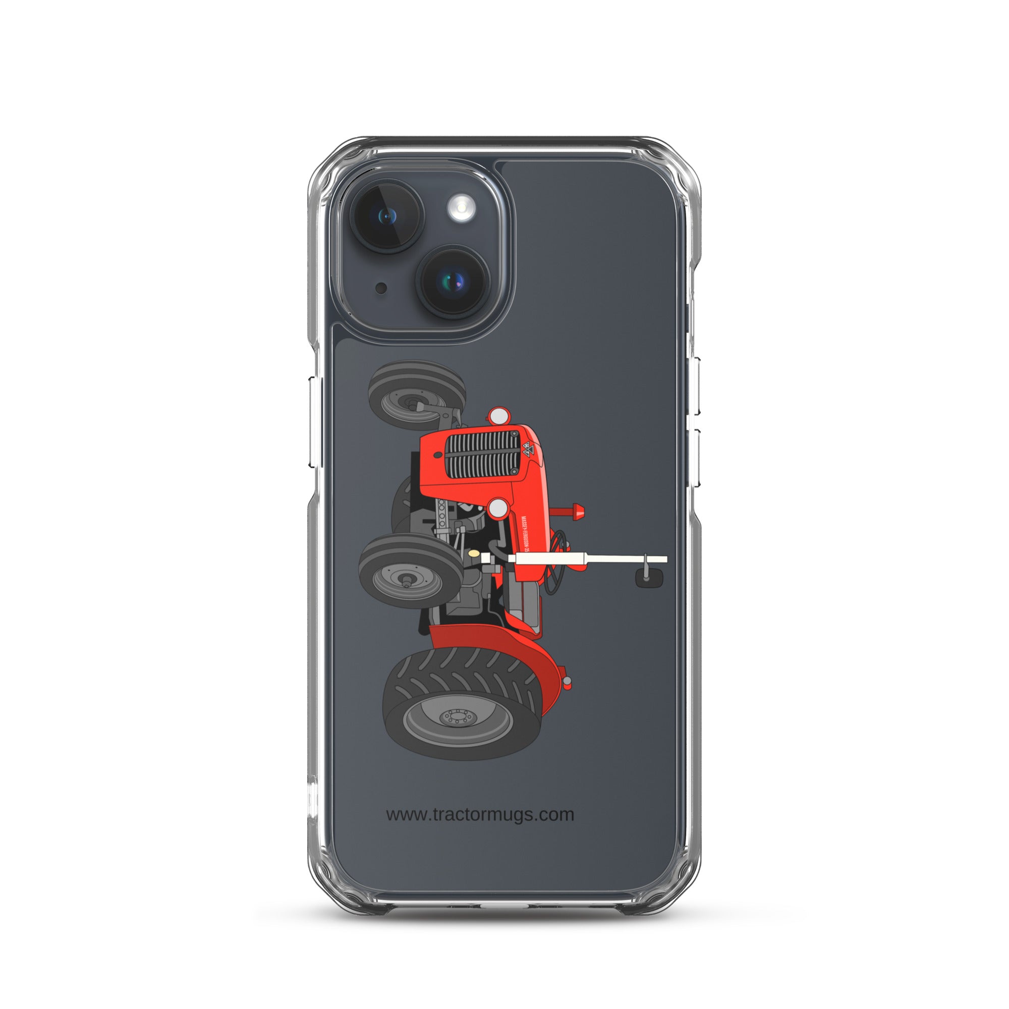 Massey Ferguson Clear Case for iPhone® iPhone 15 Massey Ferguson 35X | Clear Case for iPhone® Quality Farmers Merch