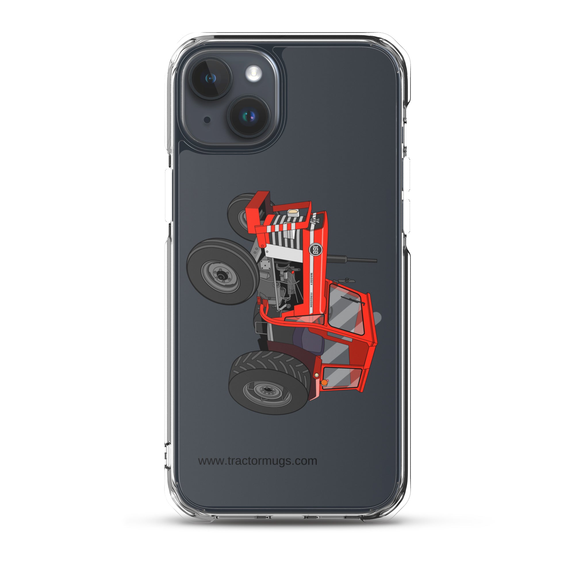 Massey Ferguson Clear Case for iPhone® iPhone 15 Plus Massey Ferguson 168 |  Clear Case for iPhone® Quality Farmers Merch