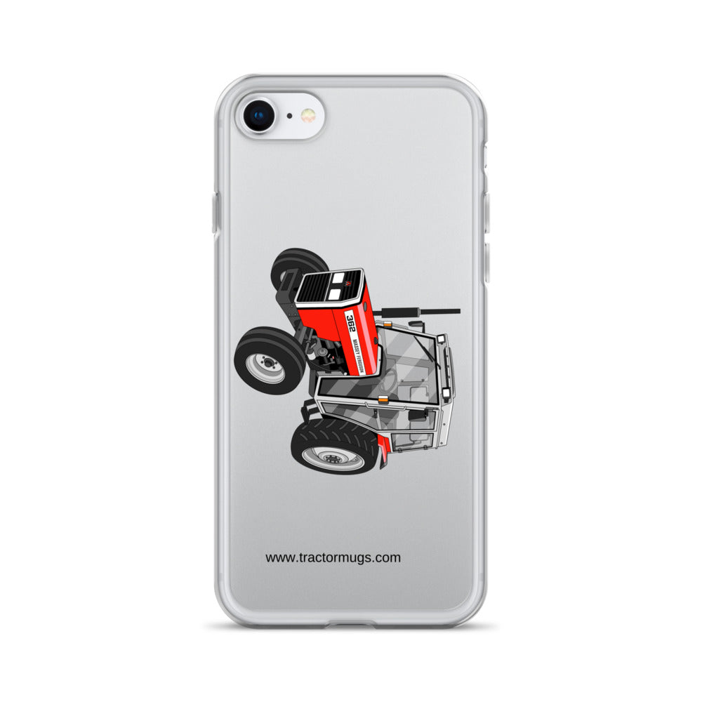 Massey Ferguson Clear Case for iPhone® iPhone SE Massey Ferguson 362 | Clear Case for iPhone® Quality Farmers Merch