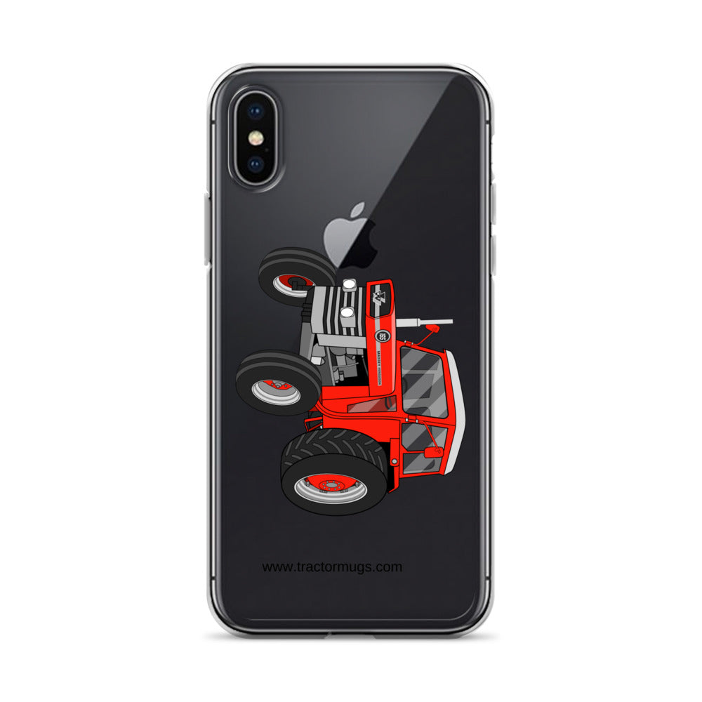 Massey Ferguson Clear Case for iPhone® iPhone X/XS Massey Ferguson 165 | Clear Case for iPhone® Quality Farmers Merch