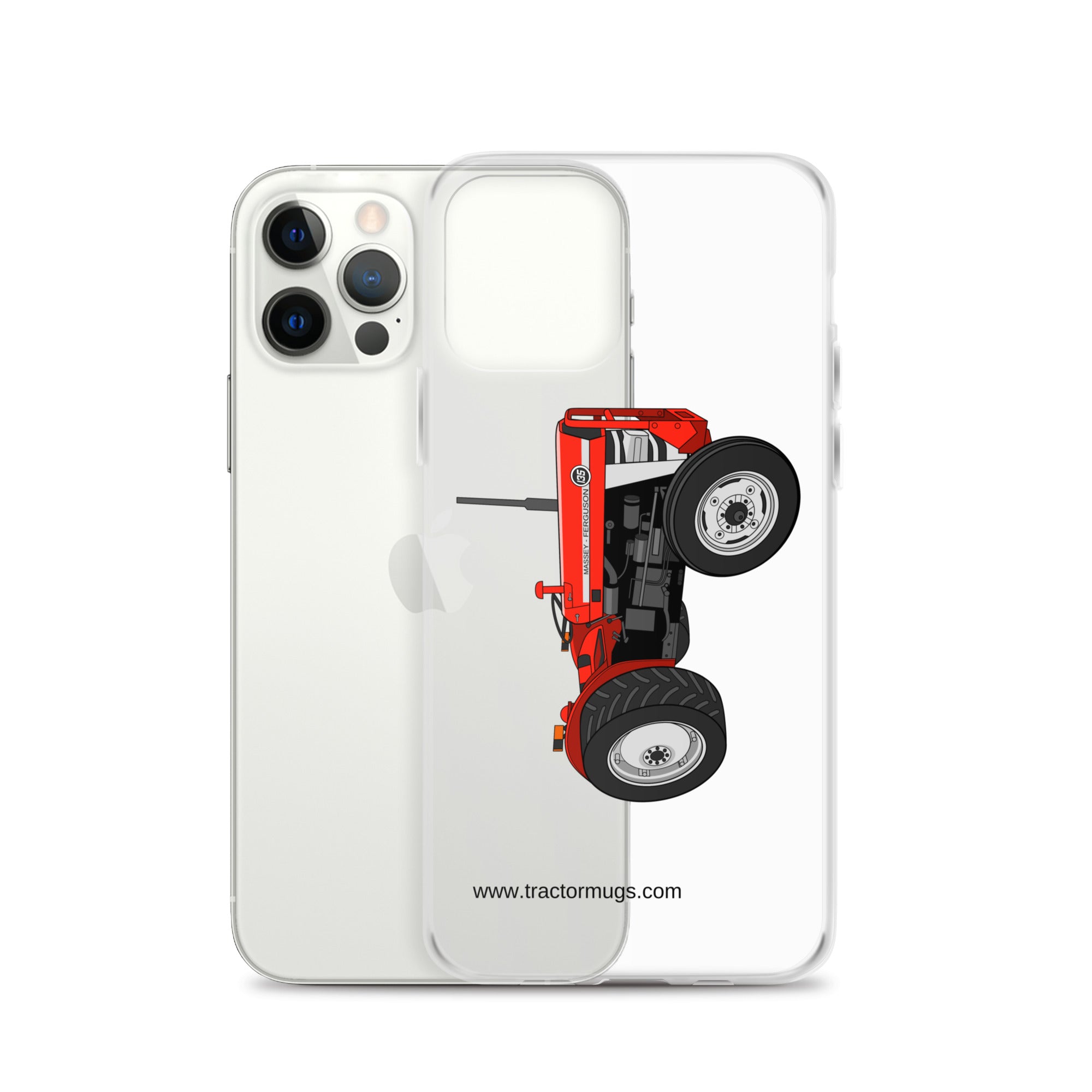 Massey Ferguson Clear Case for iPhone® Massey Ferguson 135  |  Clear Case for iPhone® Quality Farmers Merch