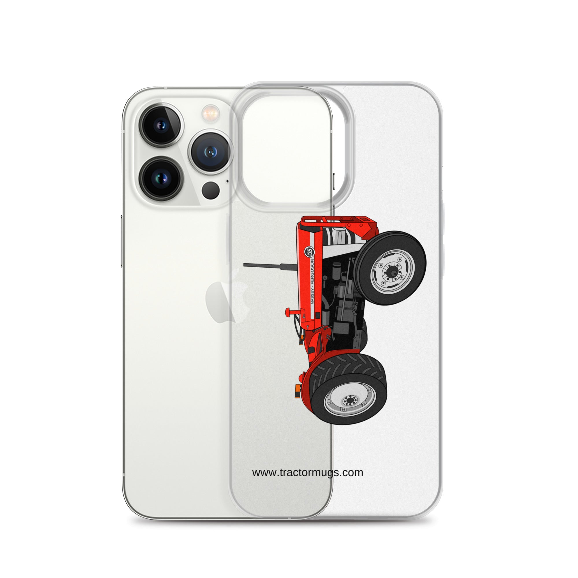 Massey Ferguson Clear Case for iPhone® Massey Ferguson 135  |  Clear Case for iPhone® Quality Farmers Merch